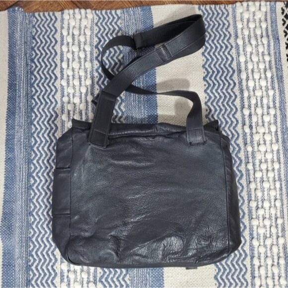 BARNSTORM Vintage 80' Handmade Full Grain Leather Crossbody Sachel Bag - Picture 4 of 16